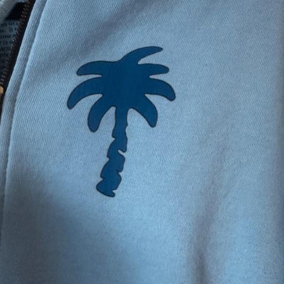 Aviator Nation Palm Tree Festival Dana Point Zip Up Hoodie in Ocean Blue Size L - Picture 6 of 10